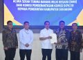BUPATI TERIMA BMN EKS BARANG RAMPASAN NEGARA DARI KPK RI DAN LAUNCHING APLIKASI SIMPATIK