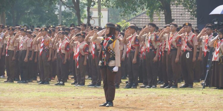 Apel Besar Hari Pramuka, Wabup Sukabumi Tekankan Nilai Tri Satya dan Dasa Dharma