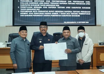 Bupati Sukabumi Sampaikan Pendapat Akhir Raperda Perubahan APBD 2026