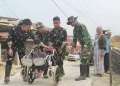 Satgas TMMD ke-130 Kodim 0622 Sukabumi Hibur Pauji, Penyandang Disabilitas di Mekarjaya