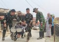 Satgas TMMD ke-130 Kodim 0622 Sukabumi Hibur Pauji, Penyandang Disabilitas di Mekarjaya