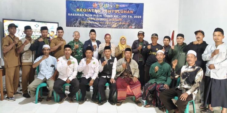 TMMD ke-130 Kodim 0622 Sukabumi Gelar Penyuluhan Keagamaan di Mekarjaya