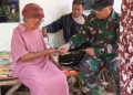 Satgas TMMD ke-130 Kodim 0622 Sukabumi Berikan Pelayanan Kesehatan bagi Warga Mekarjaya