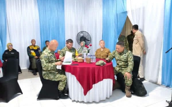 Dandim 0622 Dampingi Tim Wasev Itjenad Tinjau Progres TMMD ke-130 di Sukabumi