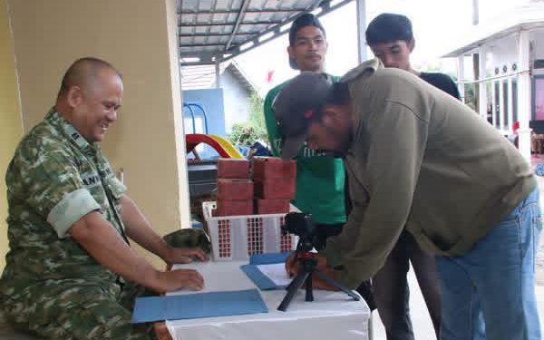 TMMD ke-130 Kodim 0622 Gelar Penyuluhan Peternakan di Desa Mekarjaya