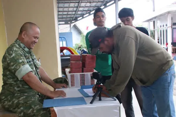 TMMD ke-130 Kodim 0622 Gelar Penyuluhan Peternakan di Desa Mekarjaya