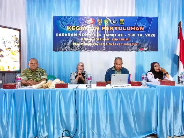 TMMD ke-130 Kodim 0622 Gelar Penyuluhan UMKM di Mekarjaya, Dorong Usaha Desa Naik Kelas